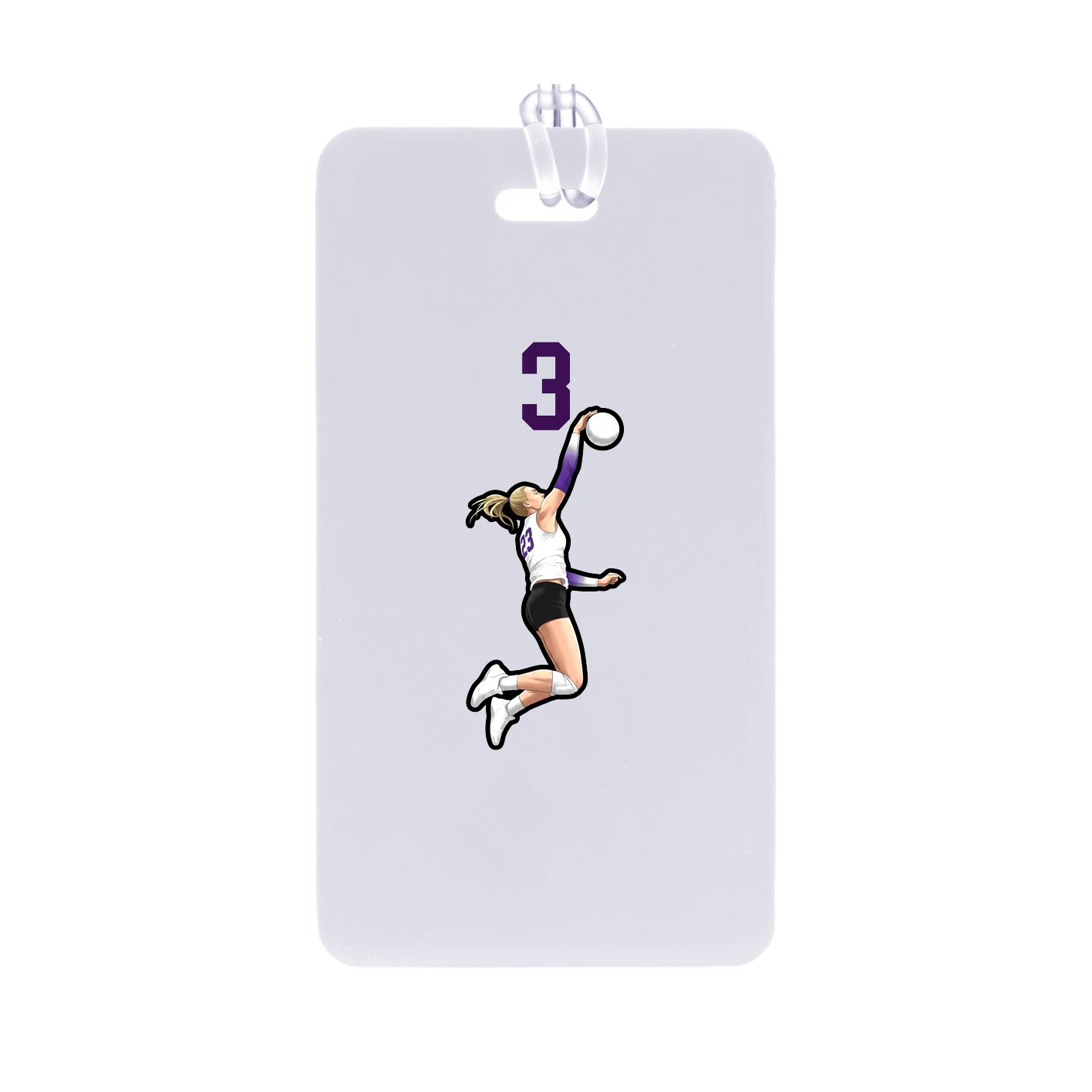 Bag Tag — Number Top in Classic