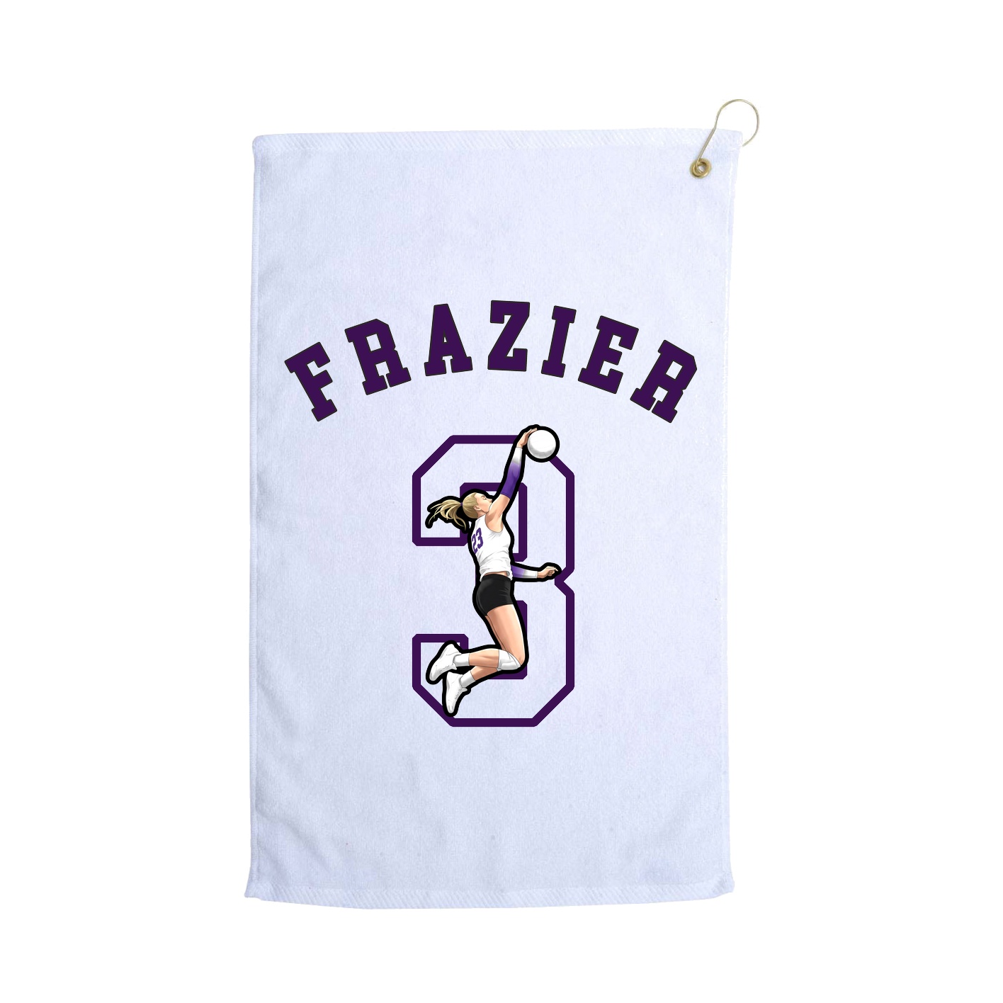 Golf Towel — Shirsey Arch in White