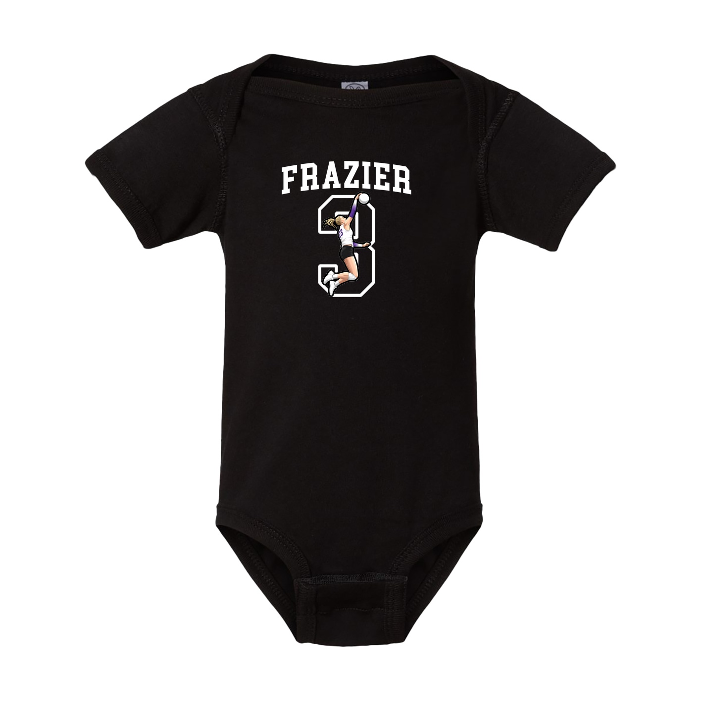 Baby Onesie — Shirsey in Black