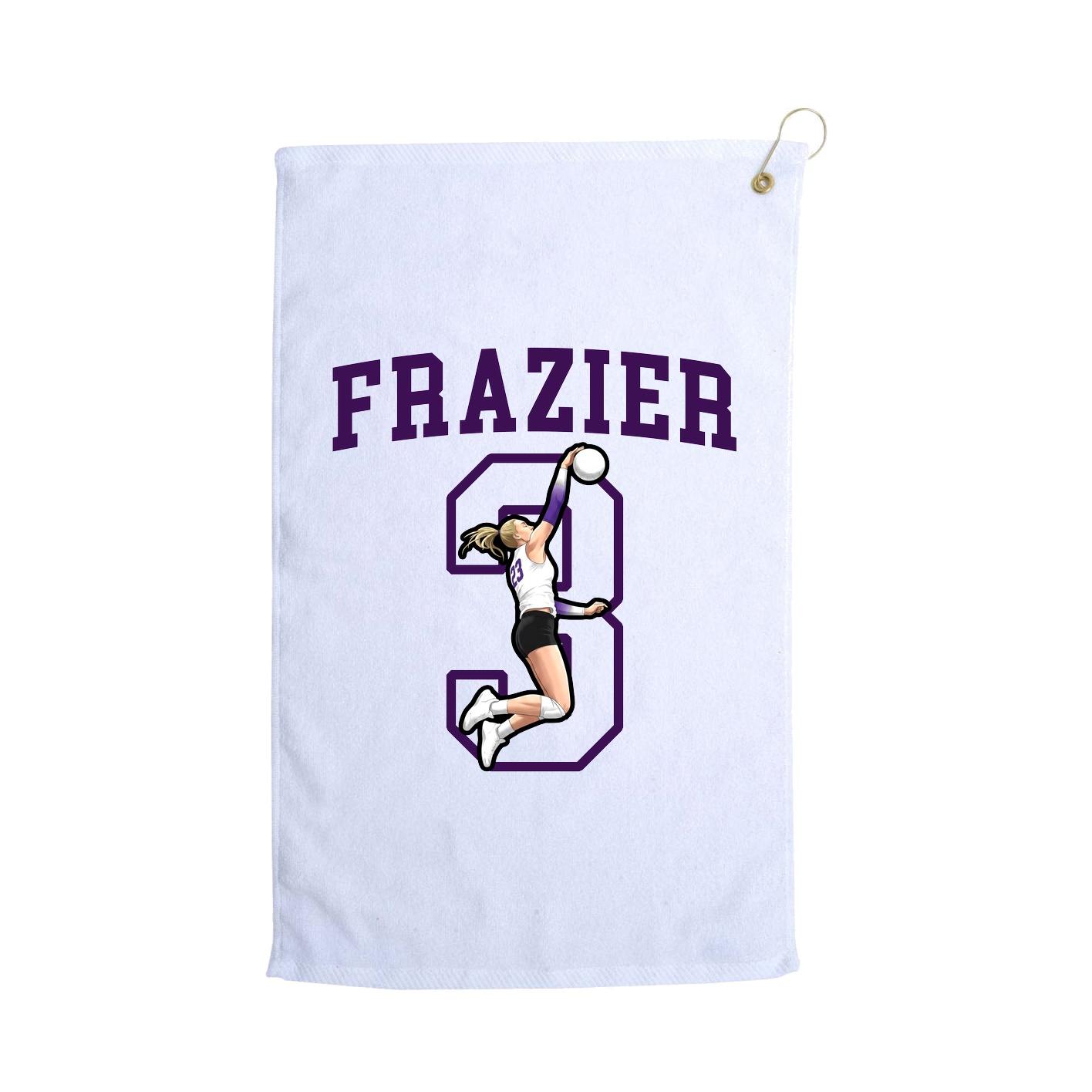 Golf Towel — Shirsey in White