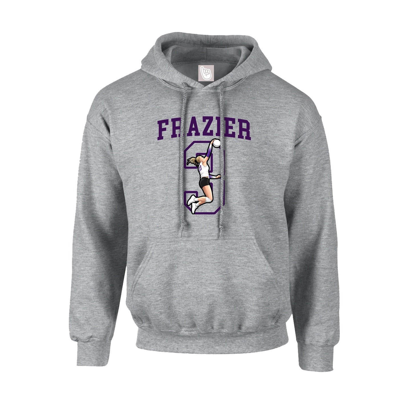 Hoodie — Shirsey in Grey