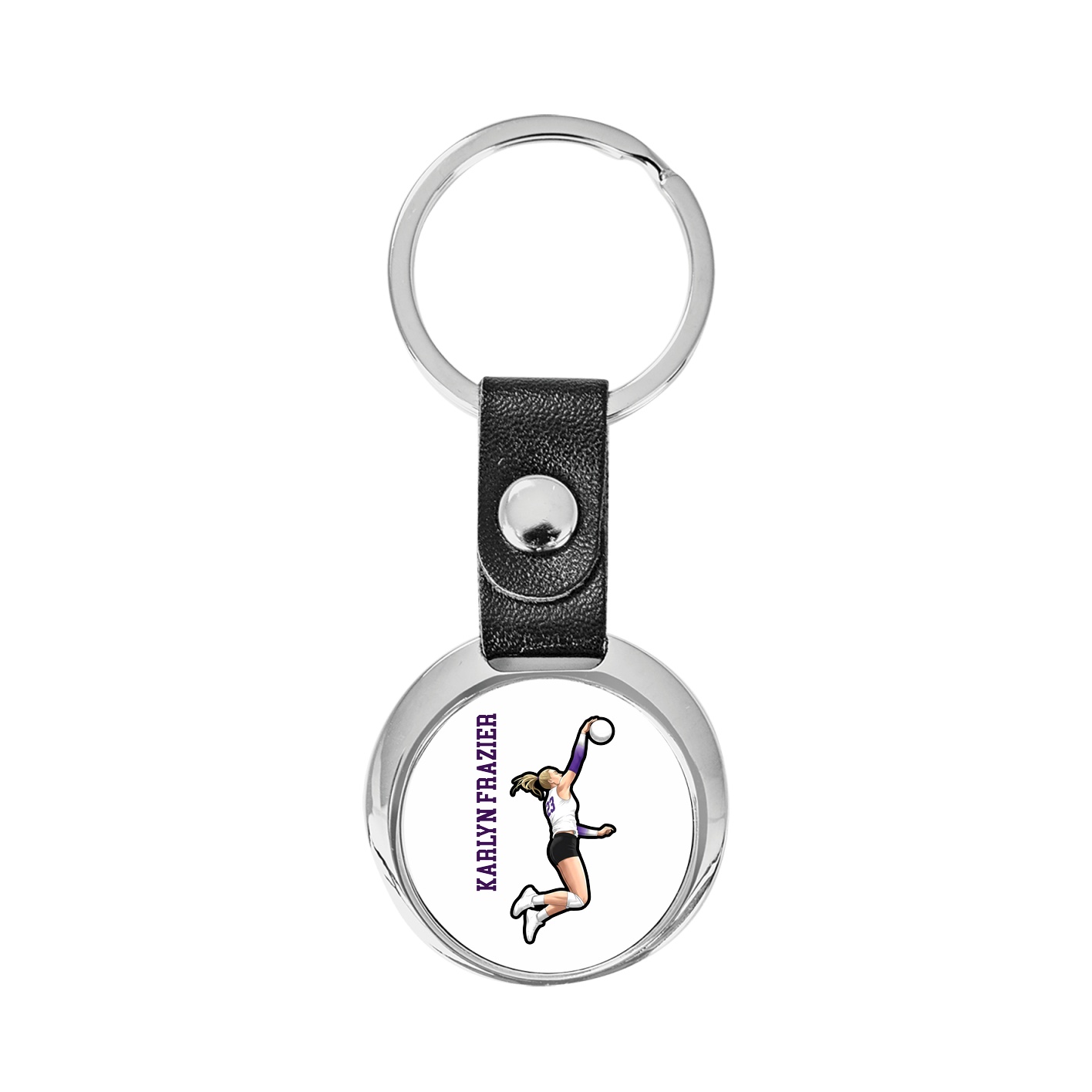 Key Chain — Name Vertical in Classic