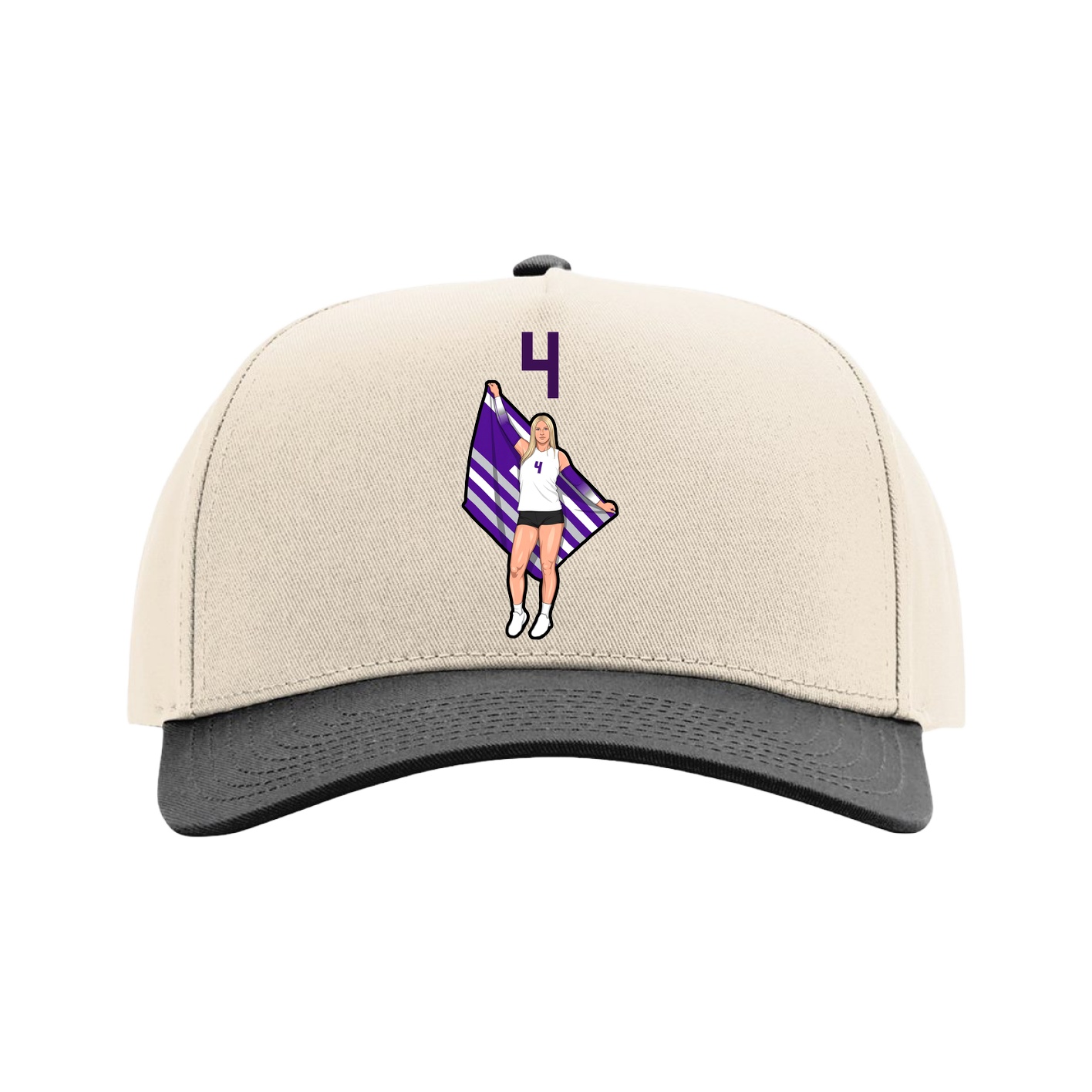 Full Fabric Five-Panel Champ Cap