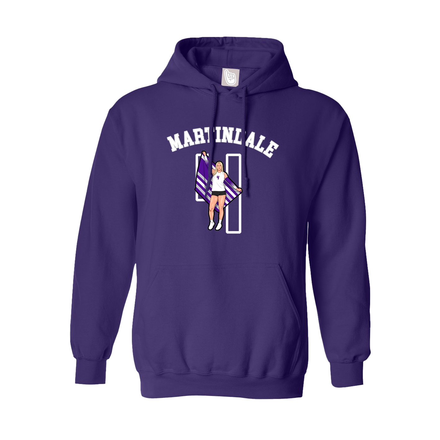 Hoodie — Shirsey Arch in Purple
