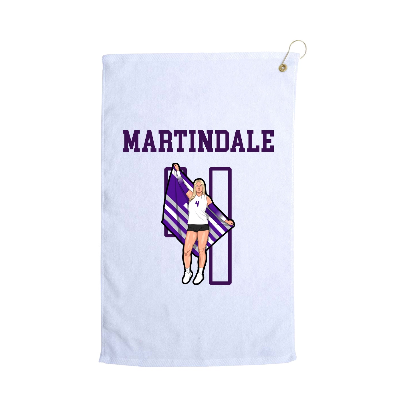 Golf Towel — Shirsey in White