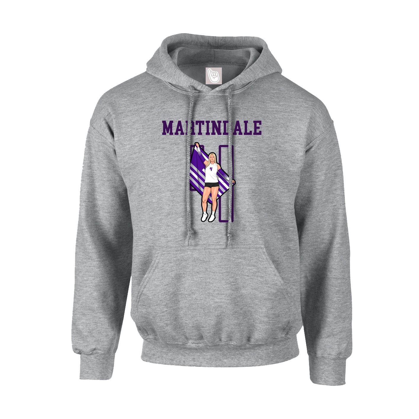 Hoodie — Shirsey in Grey