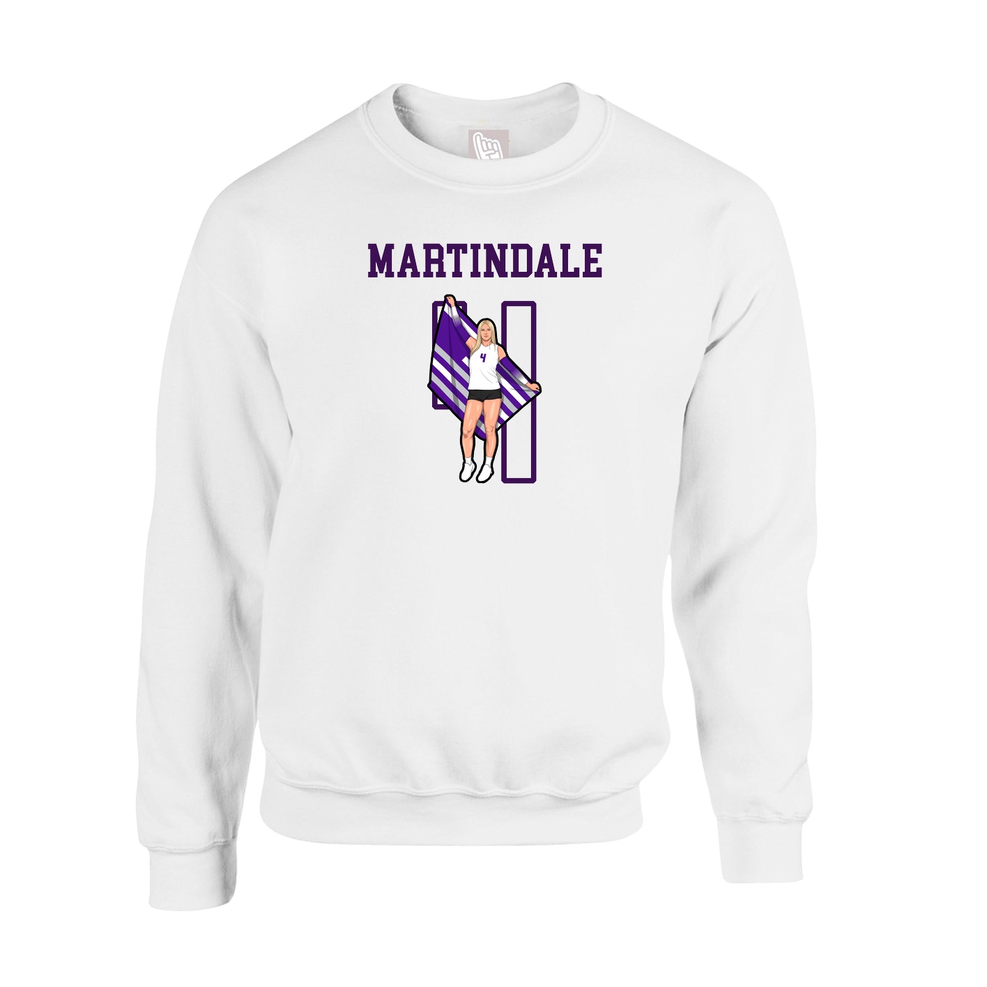 Fleece Crew — Shirsey in White