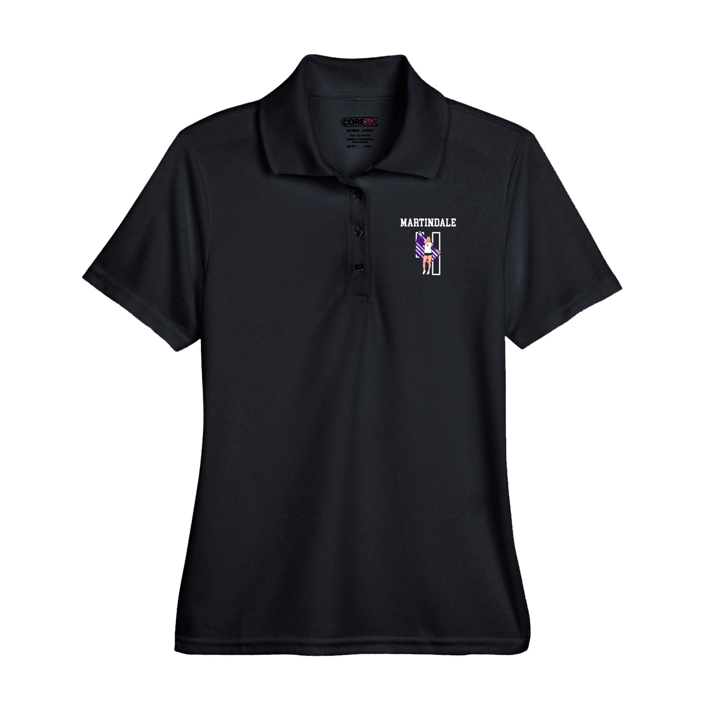 Performance Polo — Shirsey in Black