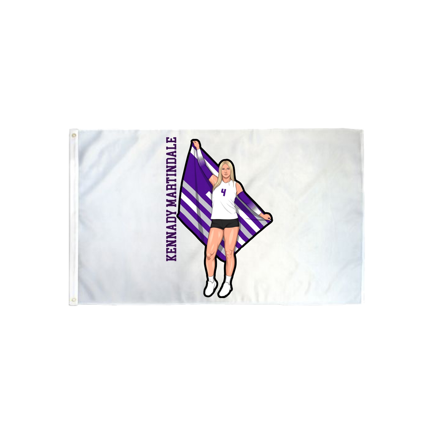 3x5 Flag — Name Vertical in Classic