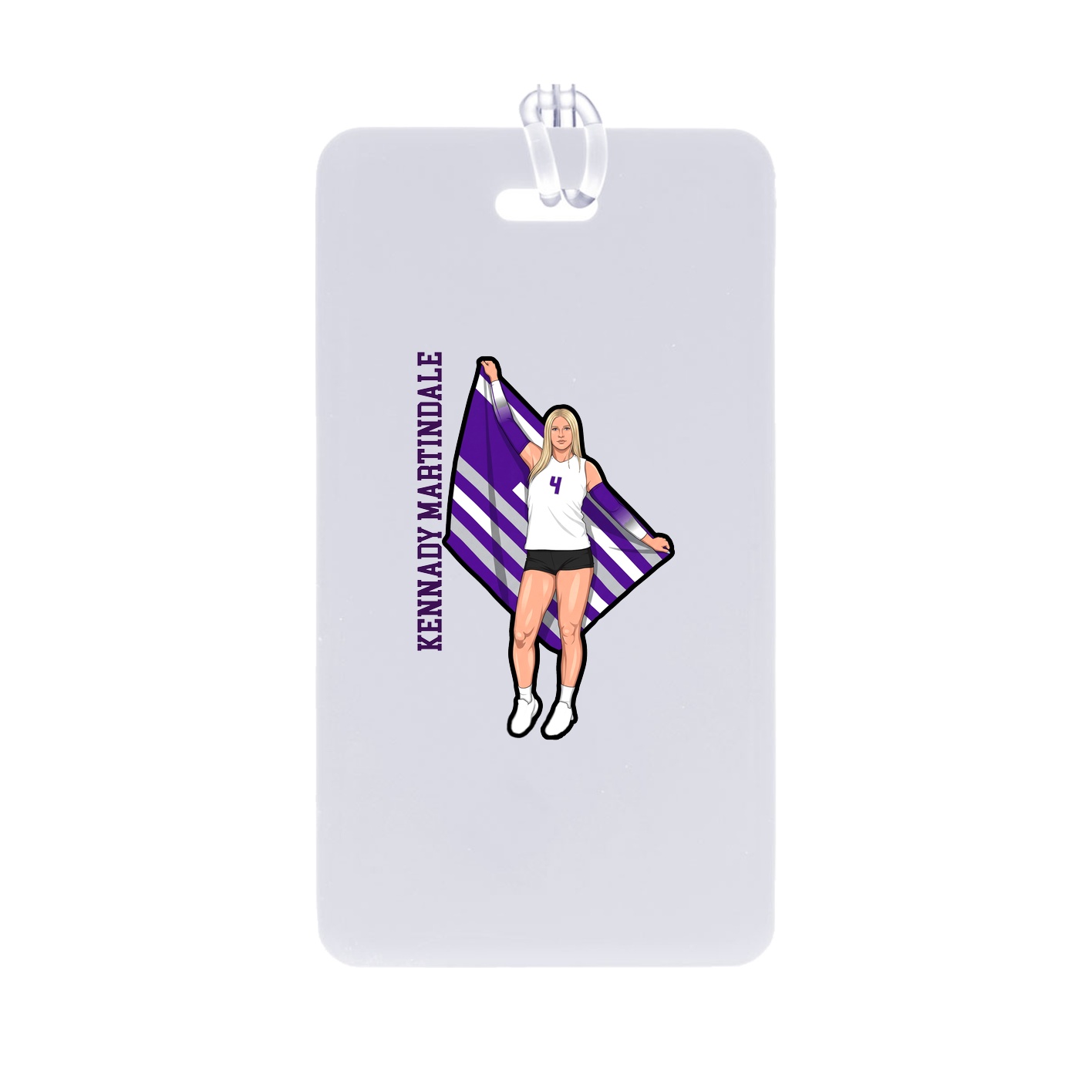 Bag Tag — Name Vertical in Classic