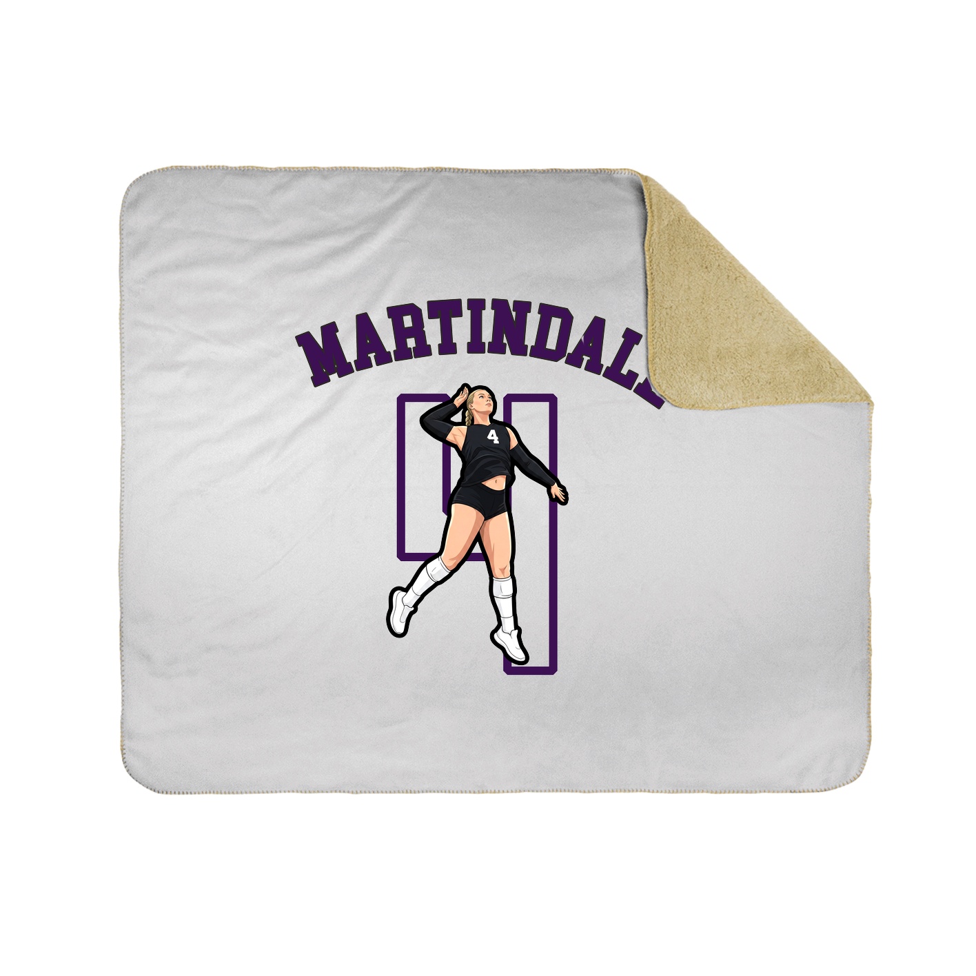 Throw Blanket — Shirsey Arch in White