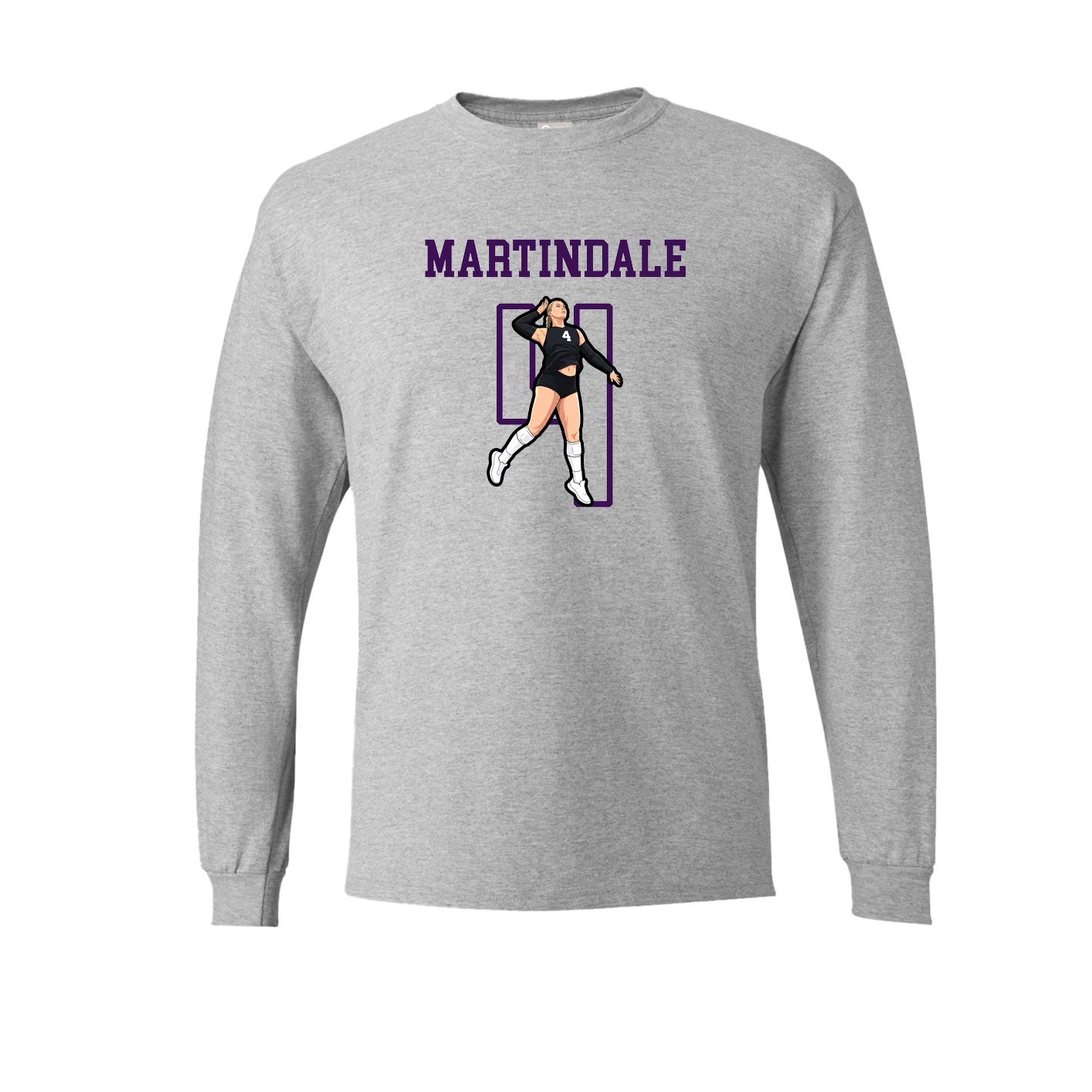 Long Sleeve Tee — Shirsey in Grey