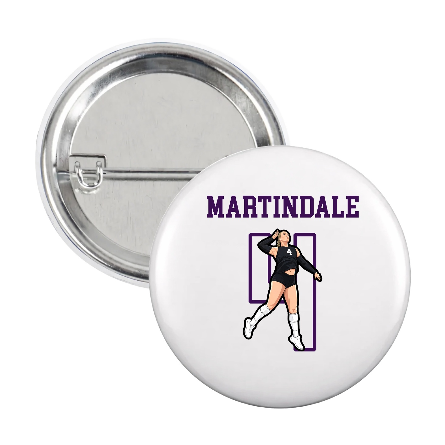 Game Day Button — Shirsey in White