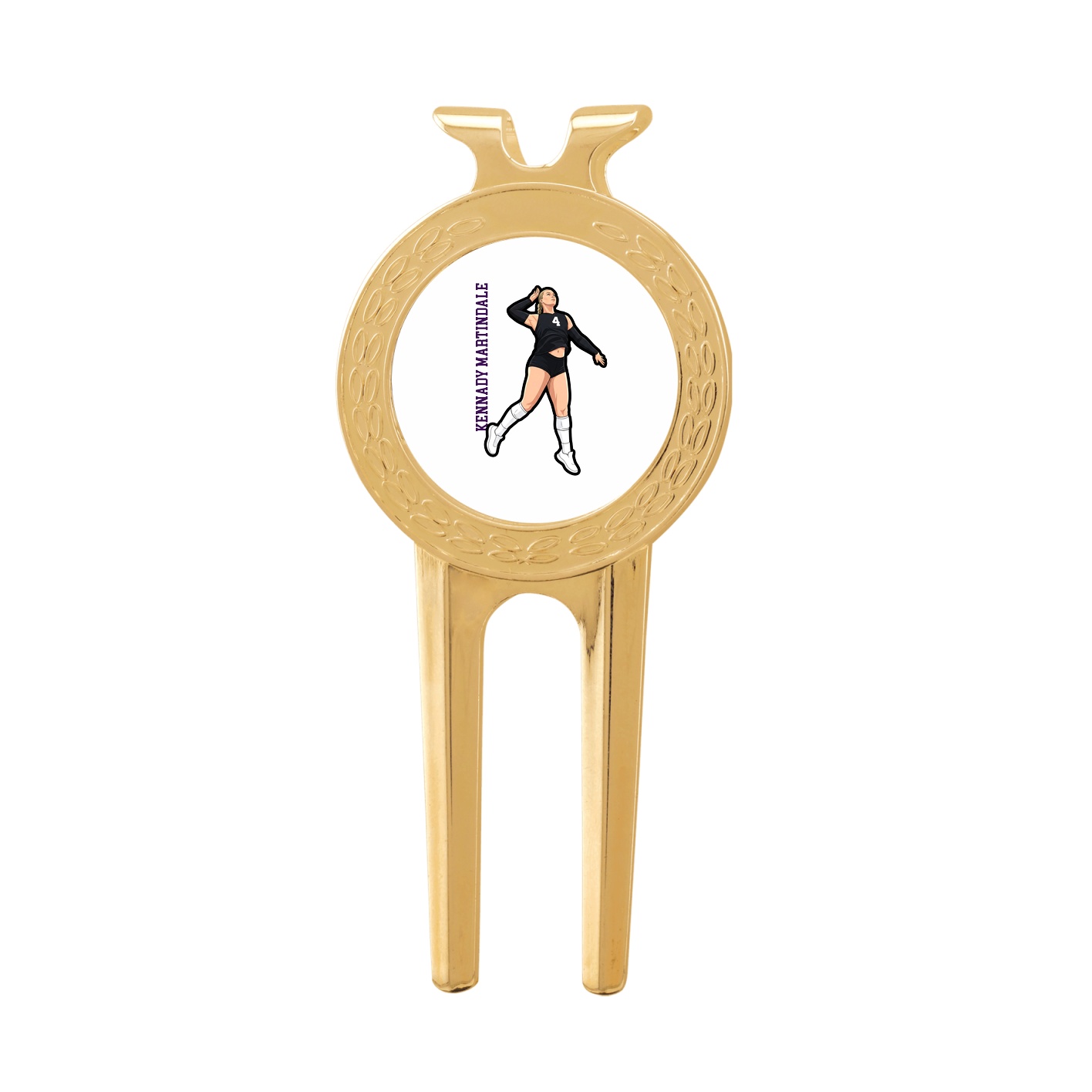 Divot Tool with Ball Marker — Name Vertical in Classic