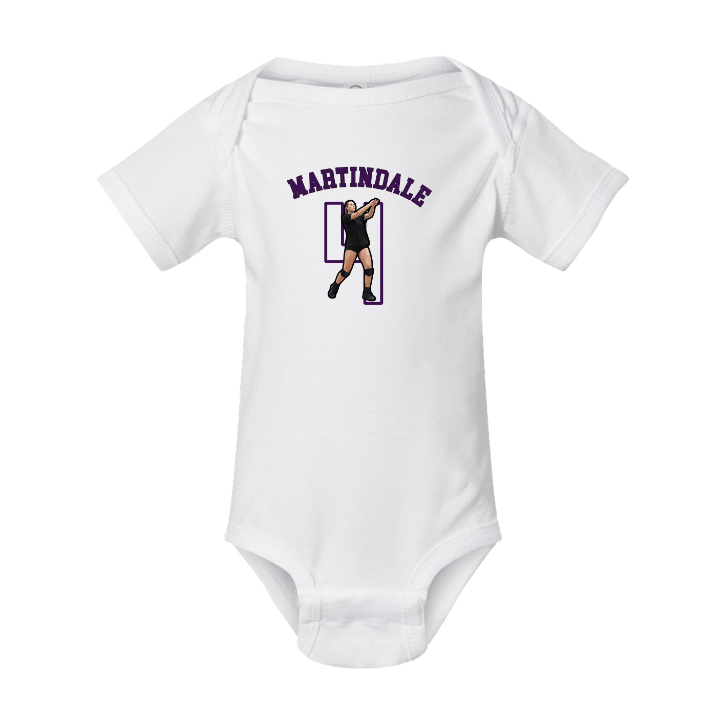 Baby Onesie — Shirsey Arch in White