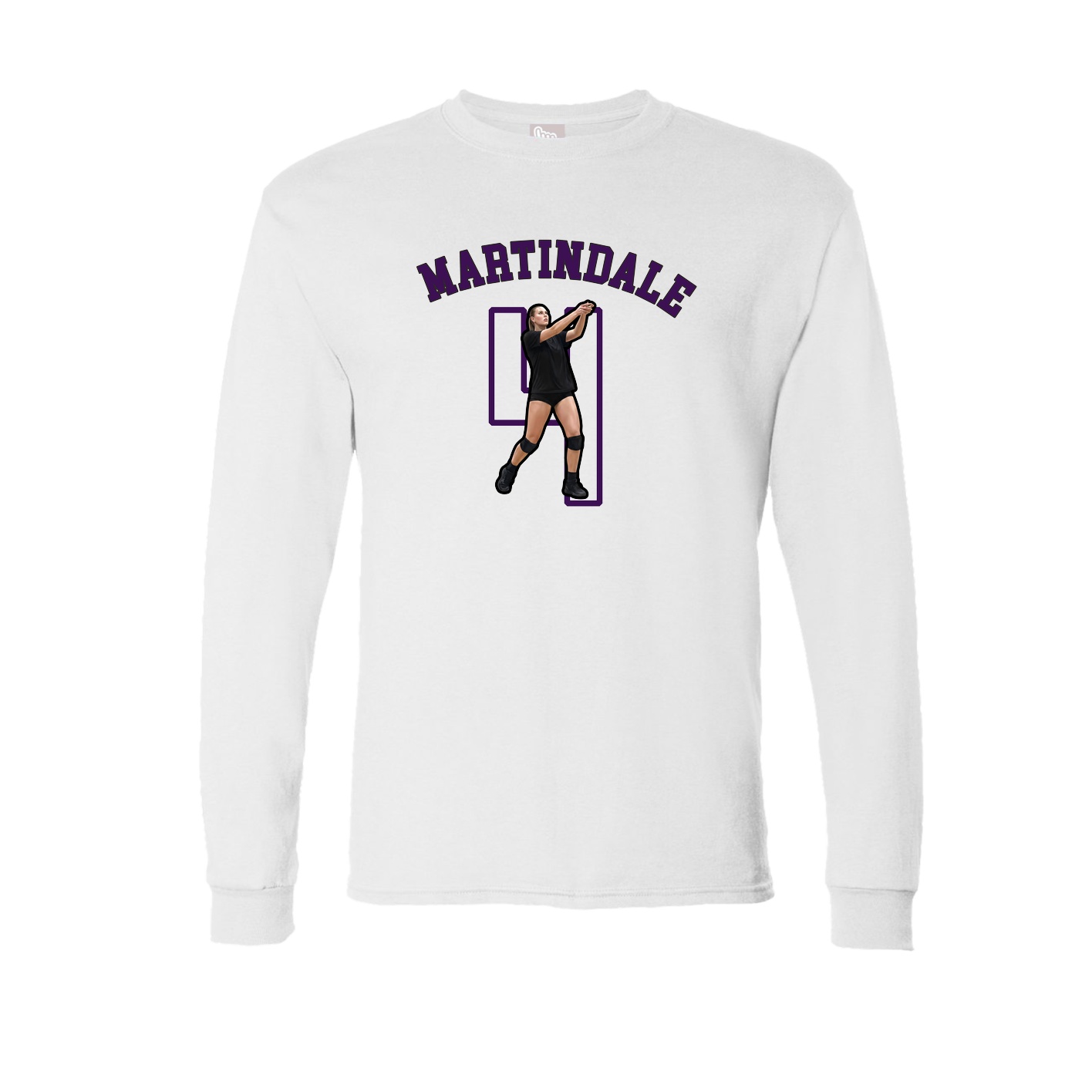 Long Sleeve Tee — Shirsey Arch in White