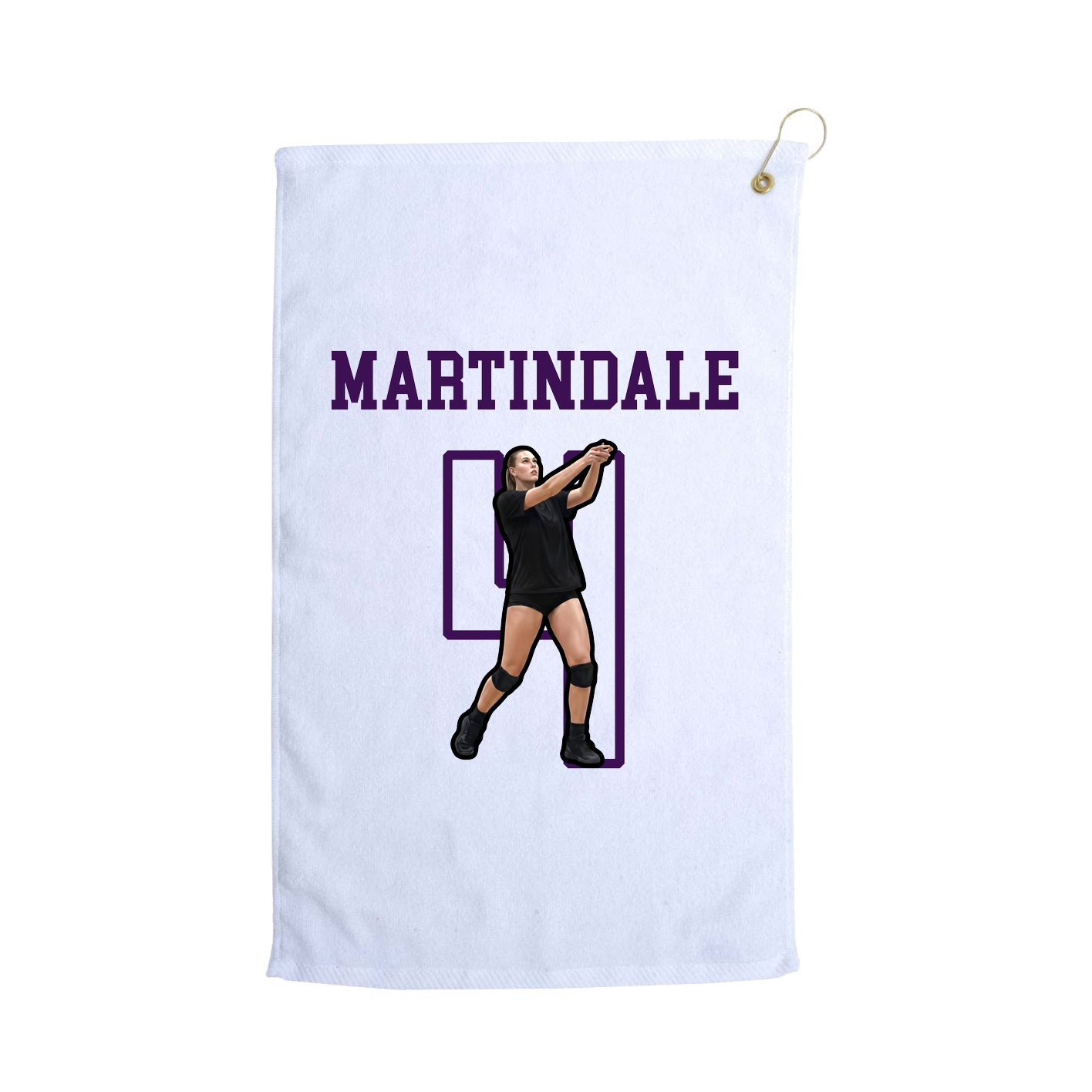 Golf Towel — Shirsey in White
