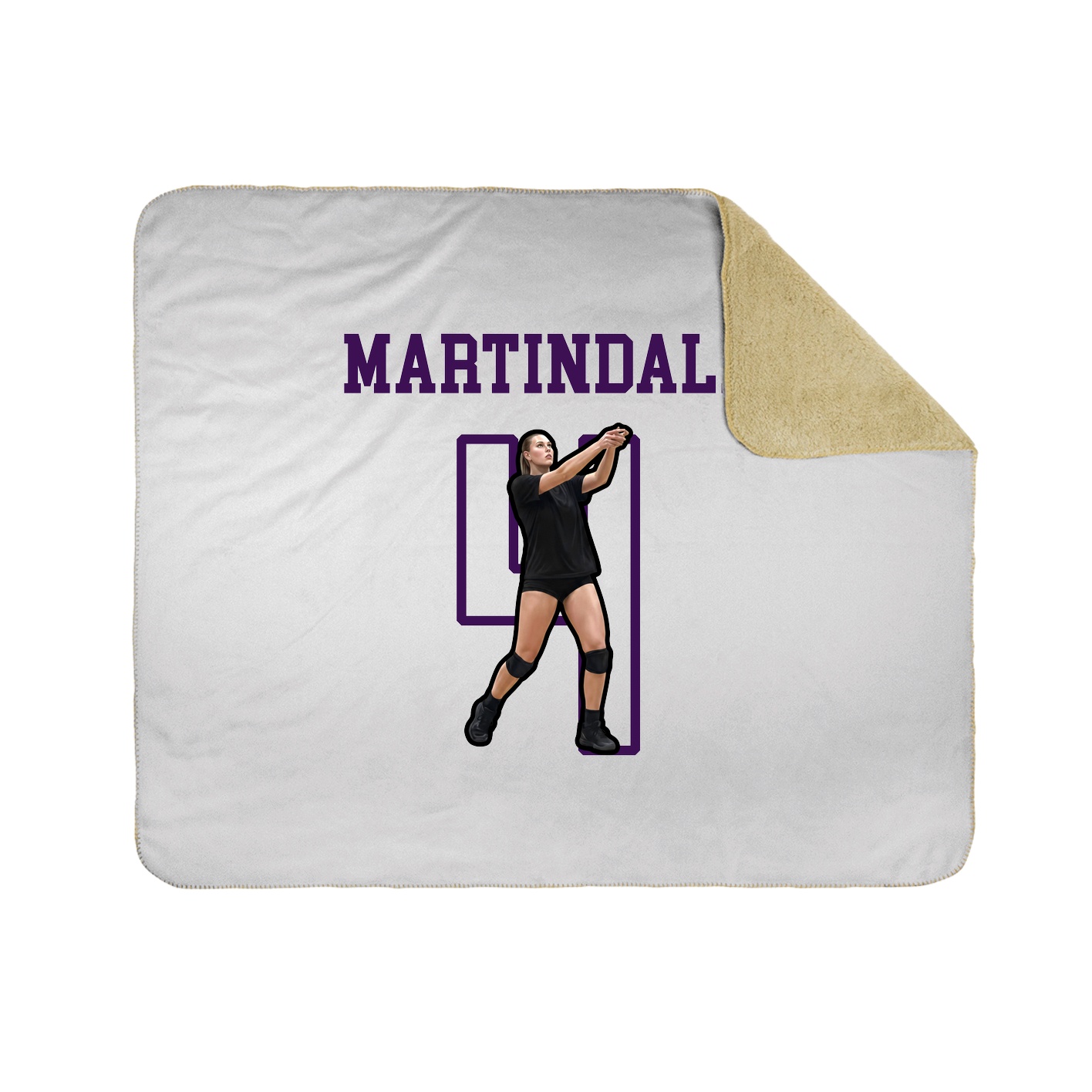 Throw Blanket — Shirsey in White