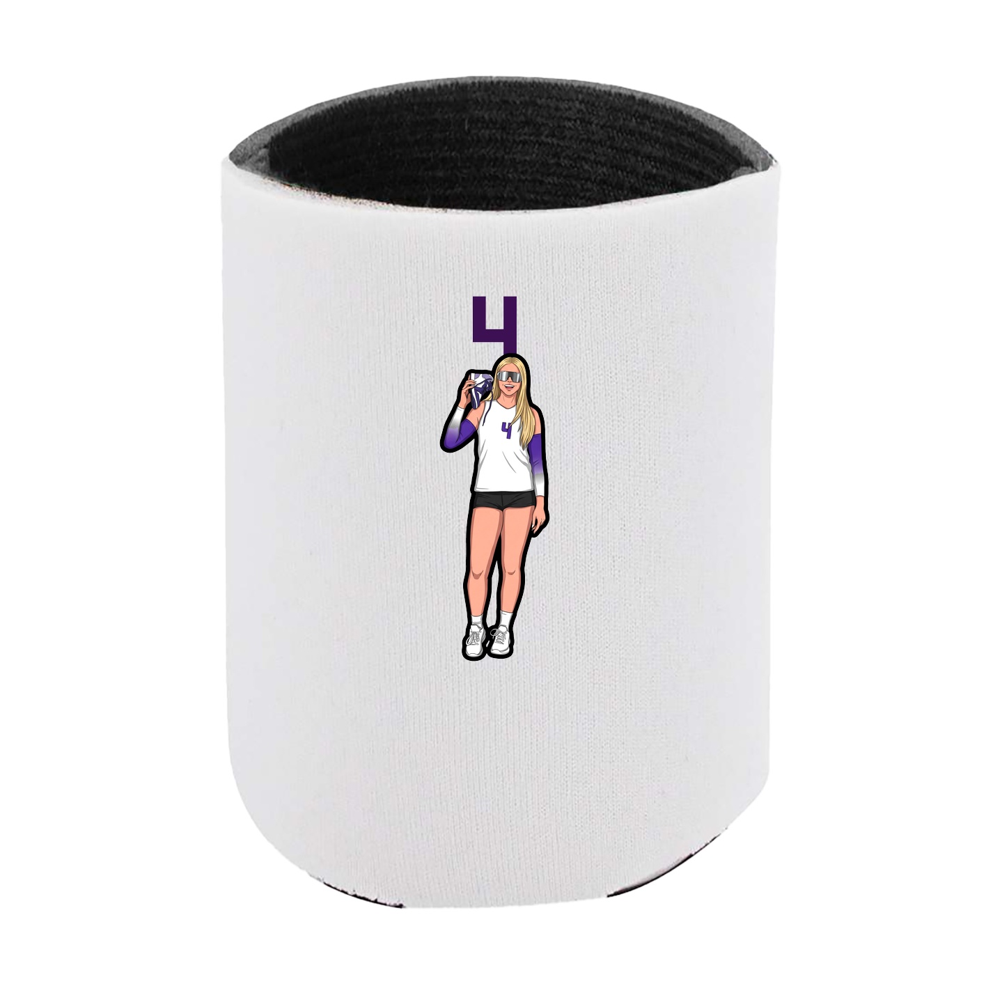 Can Holder — Number Top in White
