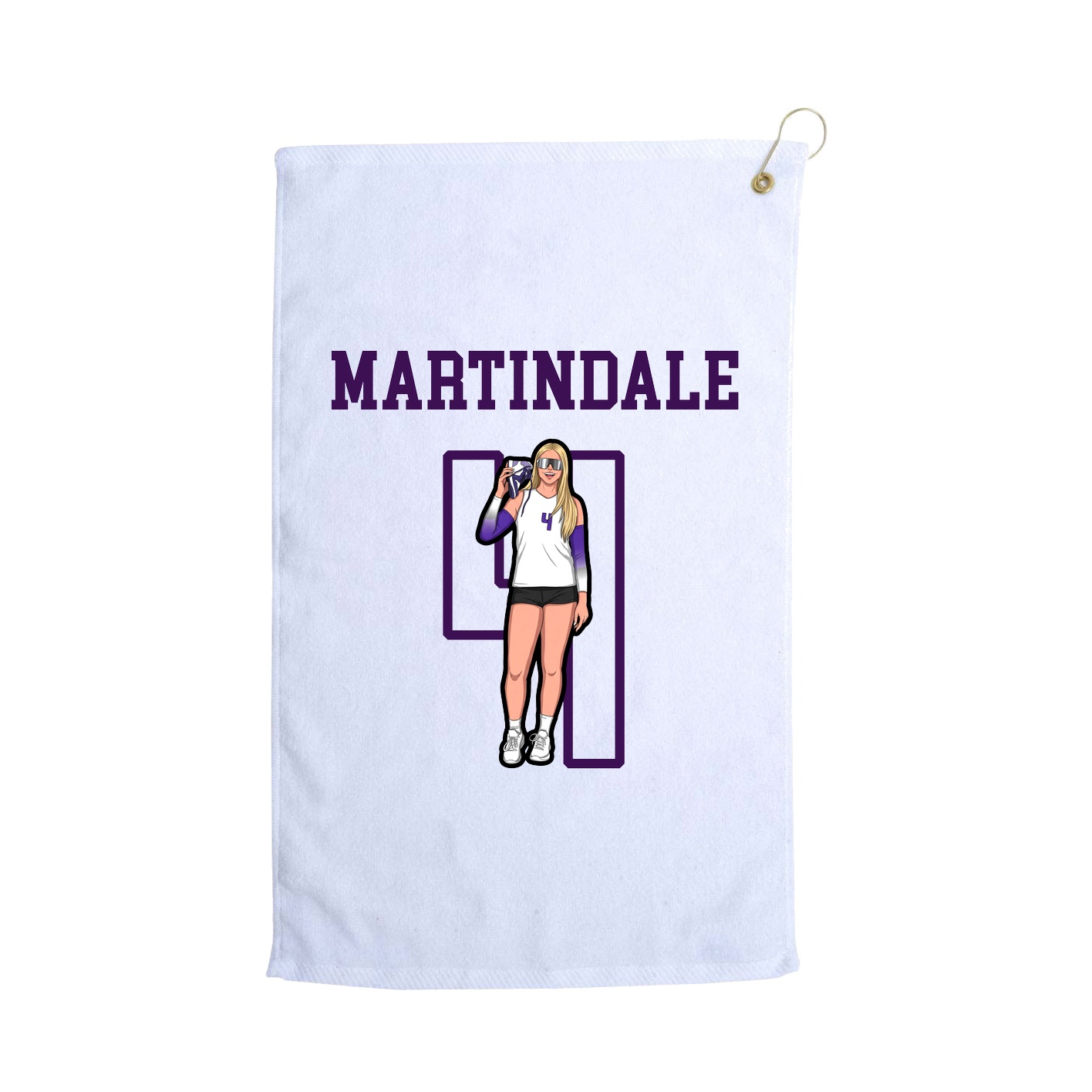 Golf Towel — Shirsey in White
