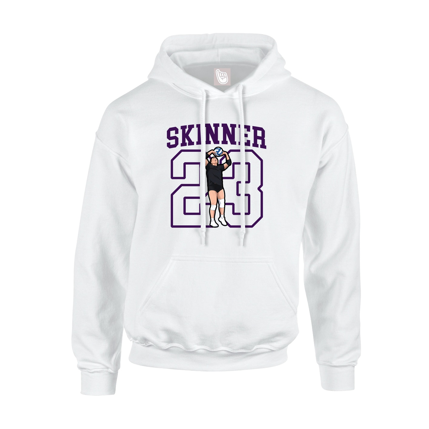 Hoodie — Shirsey in White