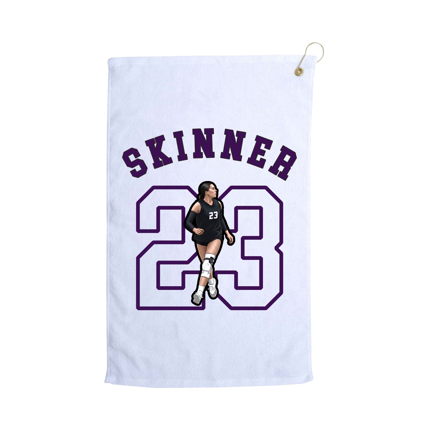 Golf Towel — Shirsey Arch in White