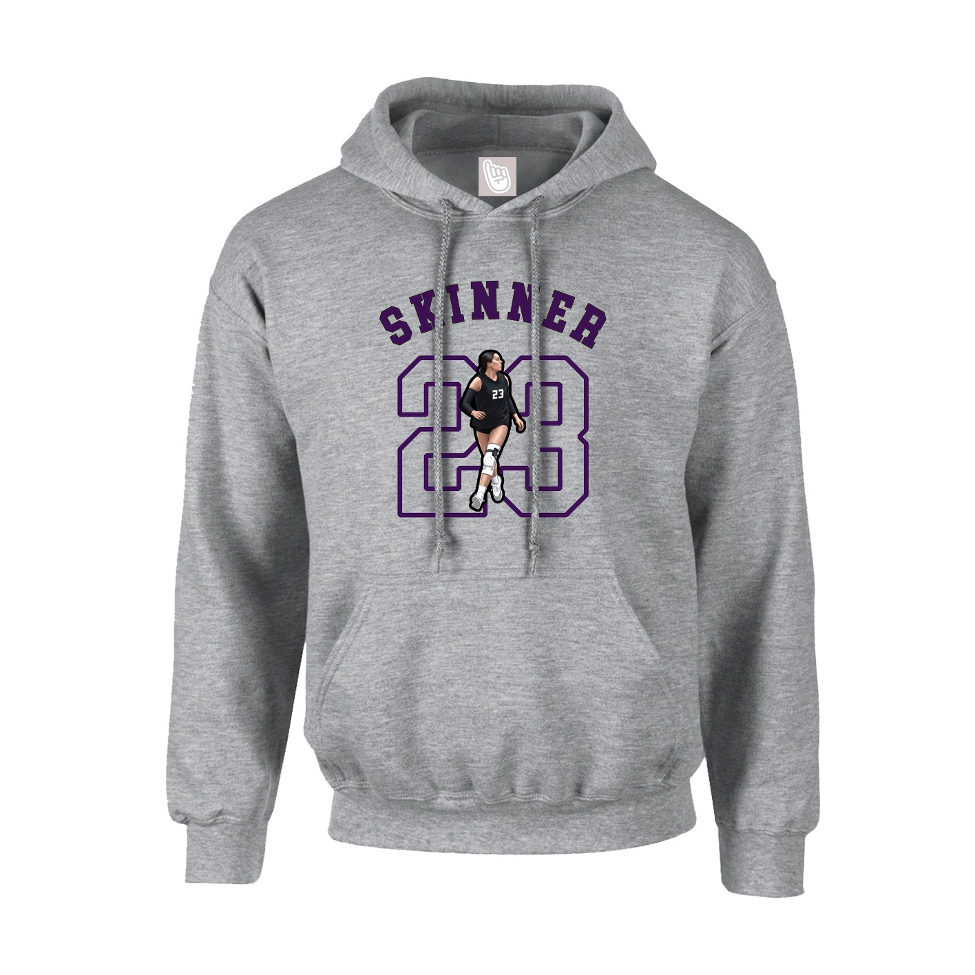Youth Hoodie — Shirsey Arch in Grey