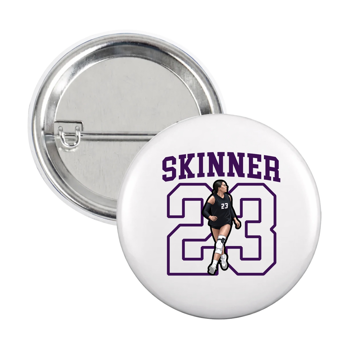Game Day Button — Shirsey in White