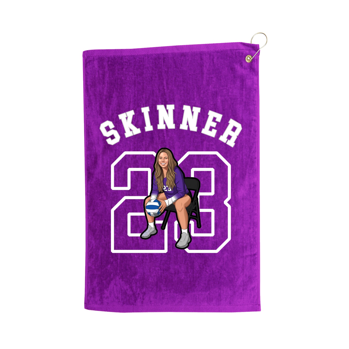 Golf Towel — Shirsey Arch in Purple