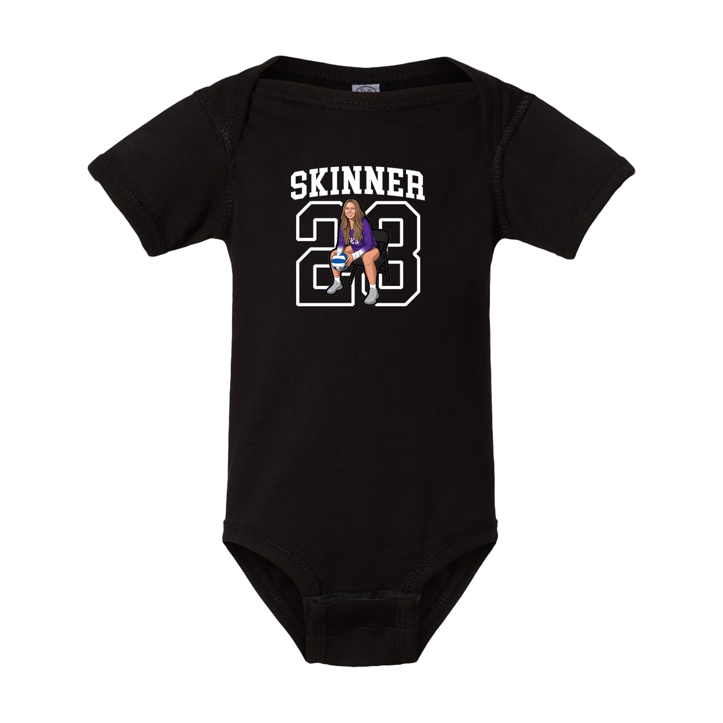 Baby Onesie — Shirsey in Black