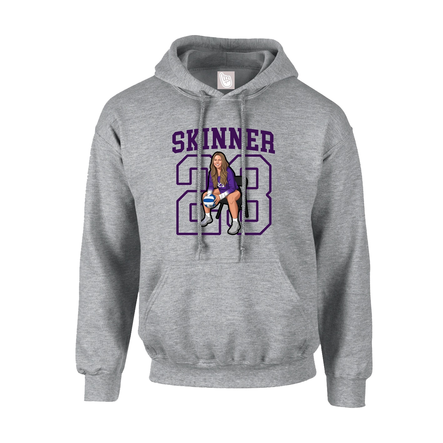 Hoodie — Shirsey in Grey