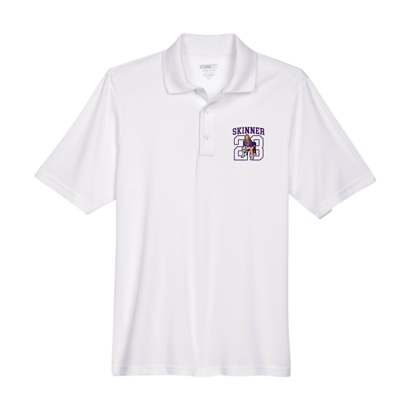 Performance Polo — Shirsey in White