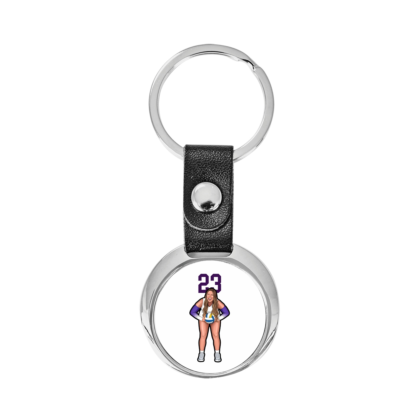 Key Chain — Number Top in Classic