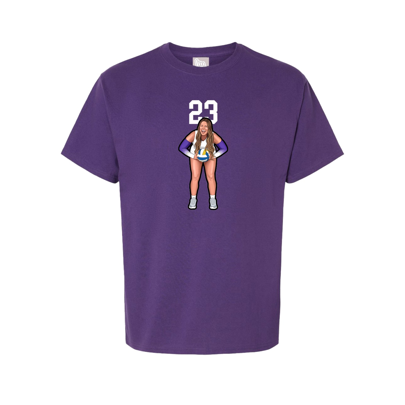 Tee — Number Top in Purple