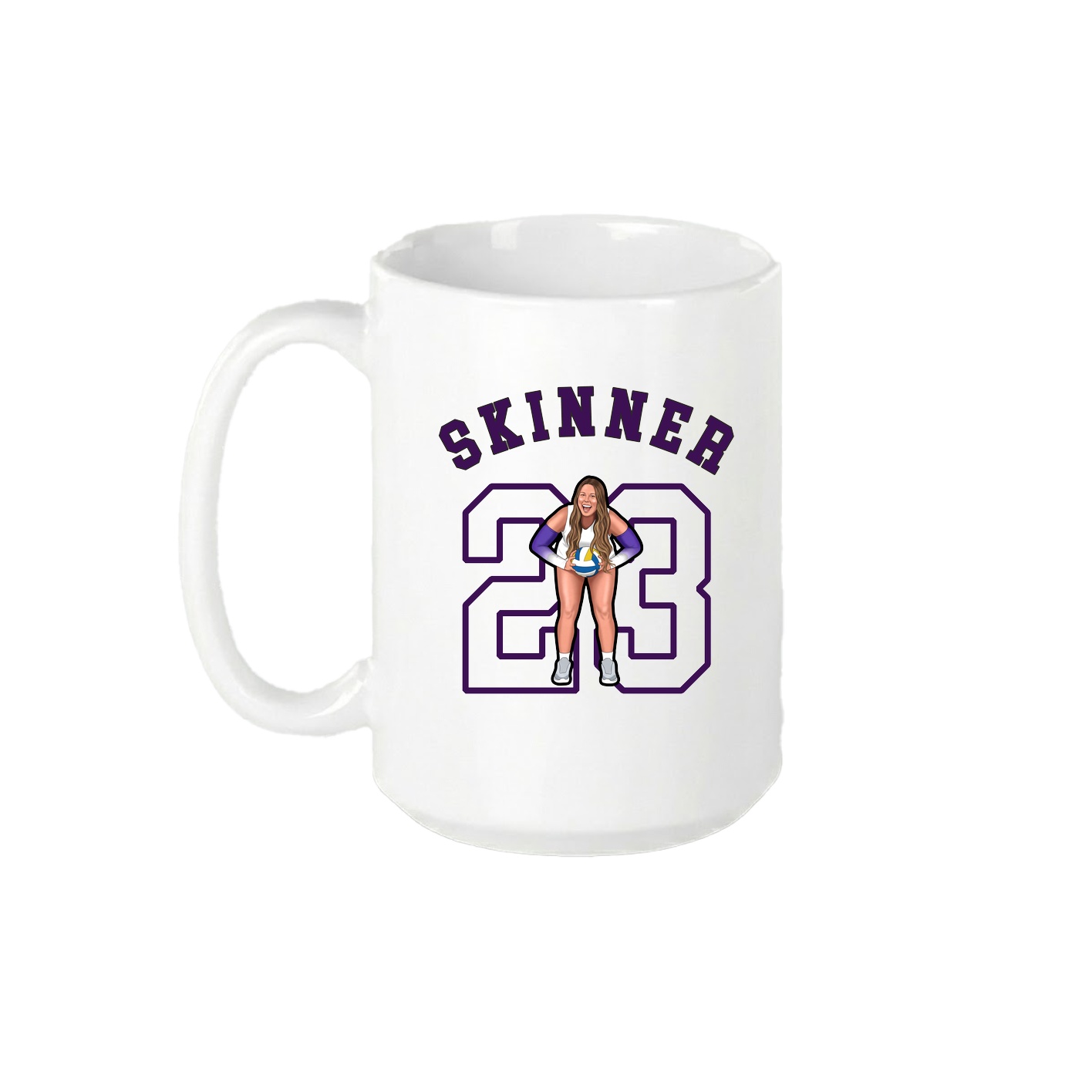 15oz Coffee Mug — Shirsey Arch in White