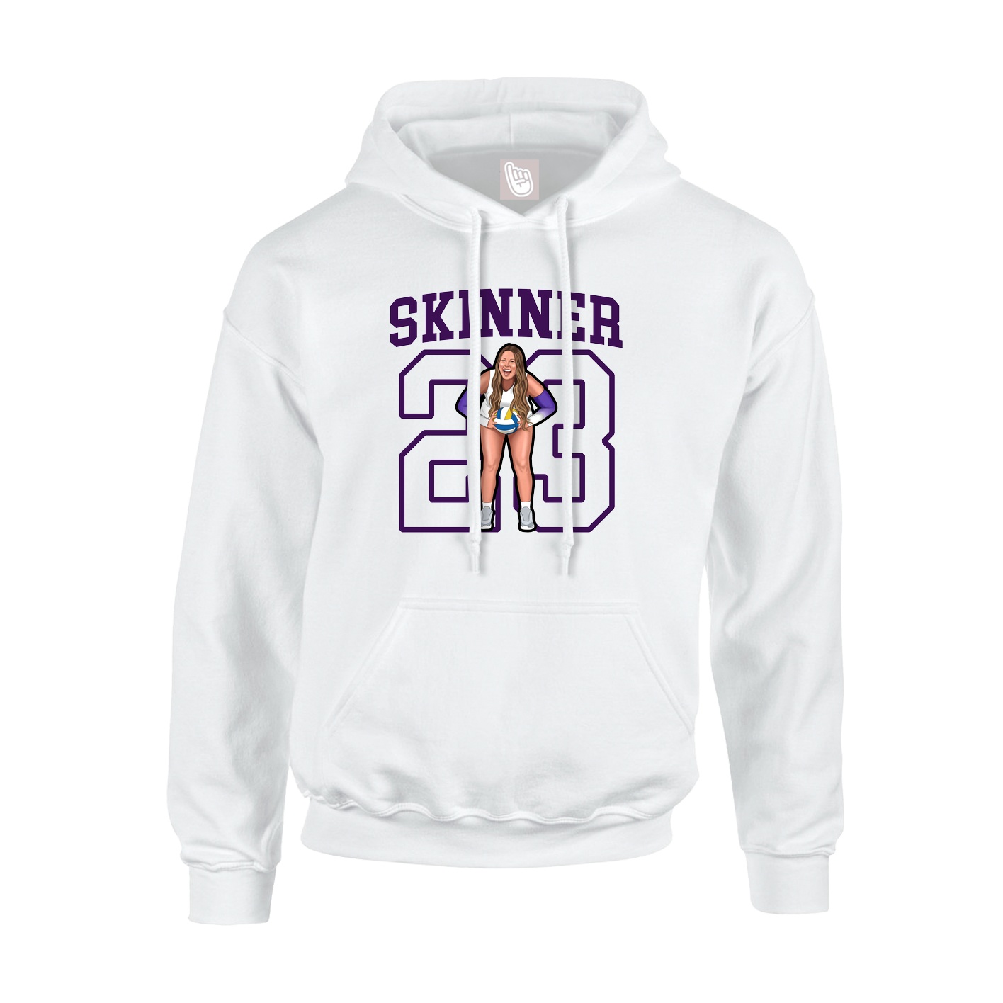 Youth Hoodie — Shirsey in White