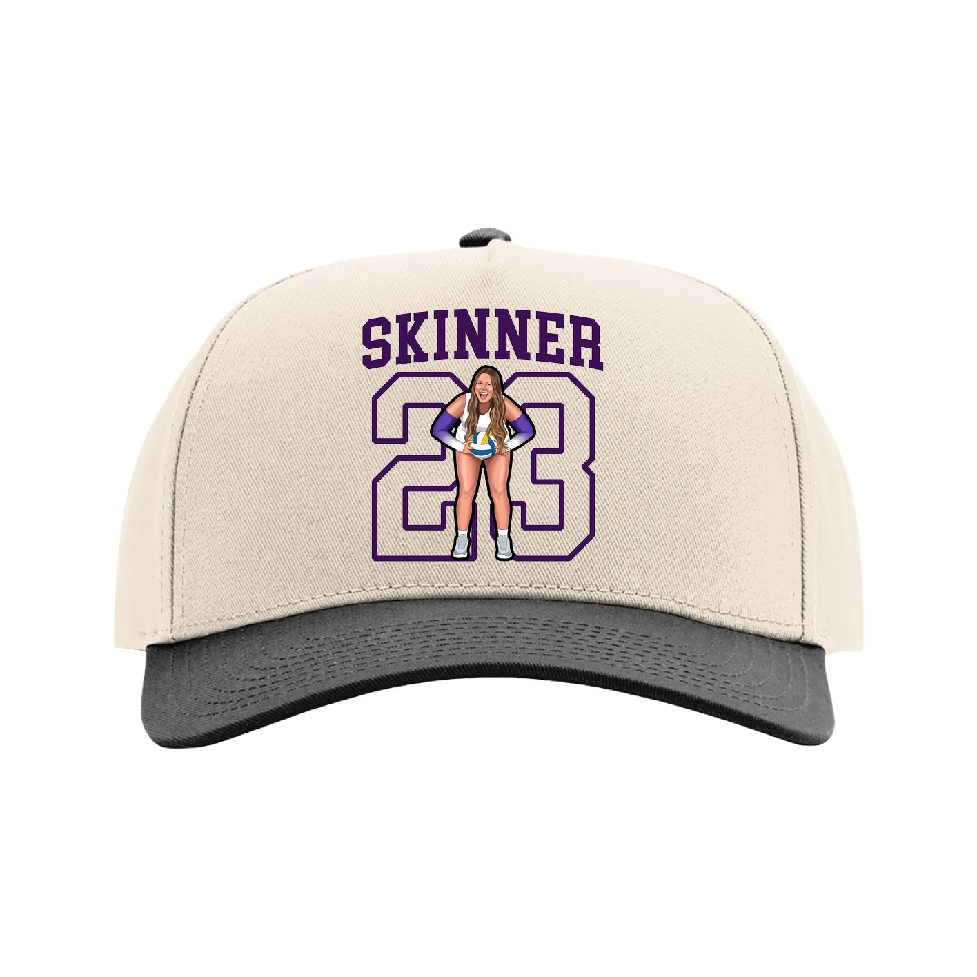 Full Fabric Five-Panel Champ Cap