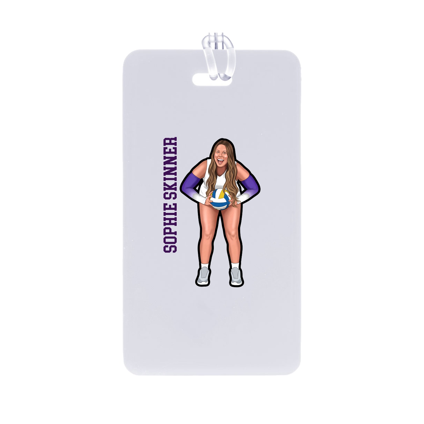 Bag Tag — Name Vertical in Classic