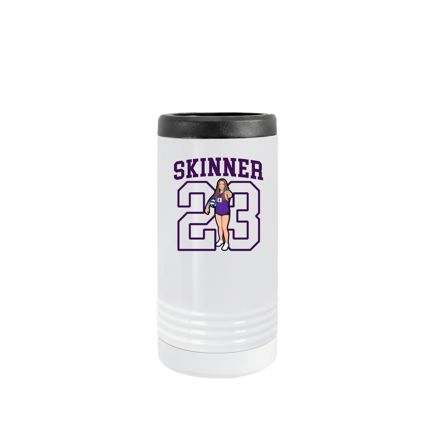 Slim Beverage Holder — Shirsey in White