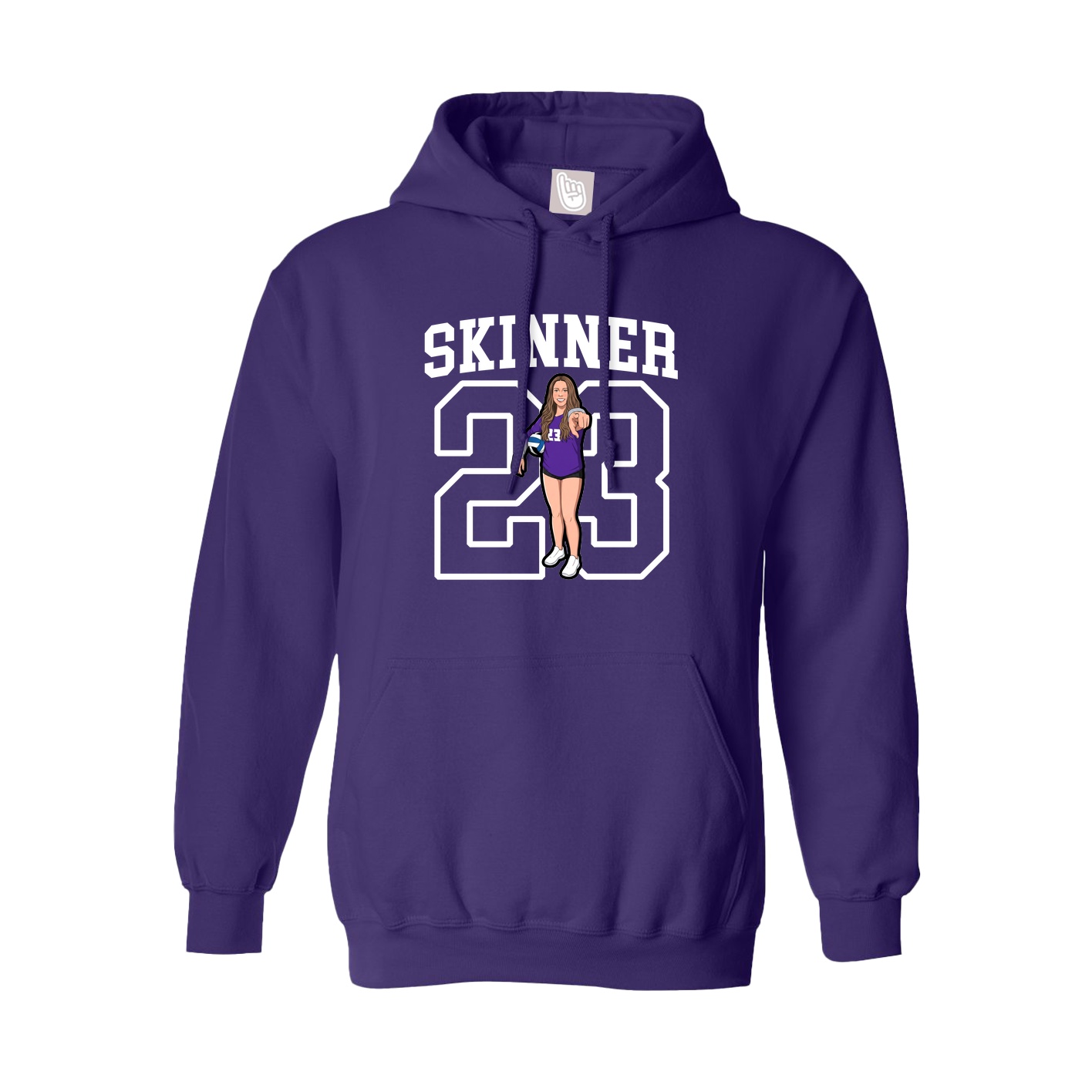 Youth Hoodie — Shirsey in Purple