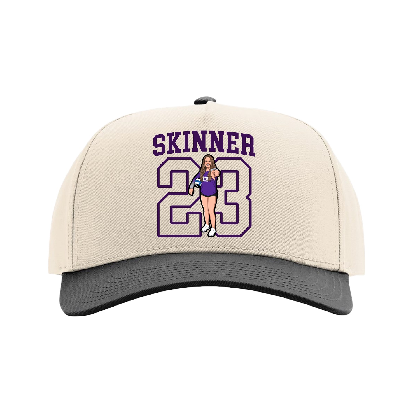 Full Fabric Five-Panel Champ Cap