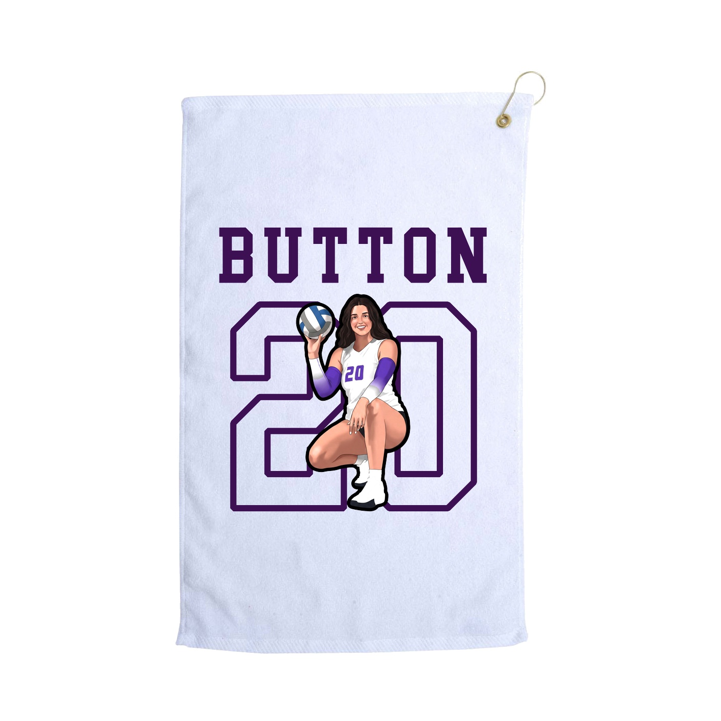 Golf Towel — Shirsey in White