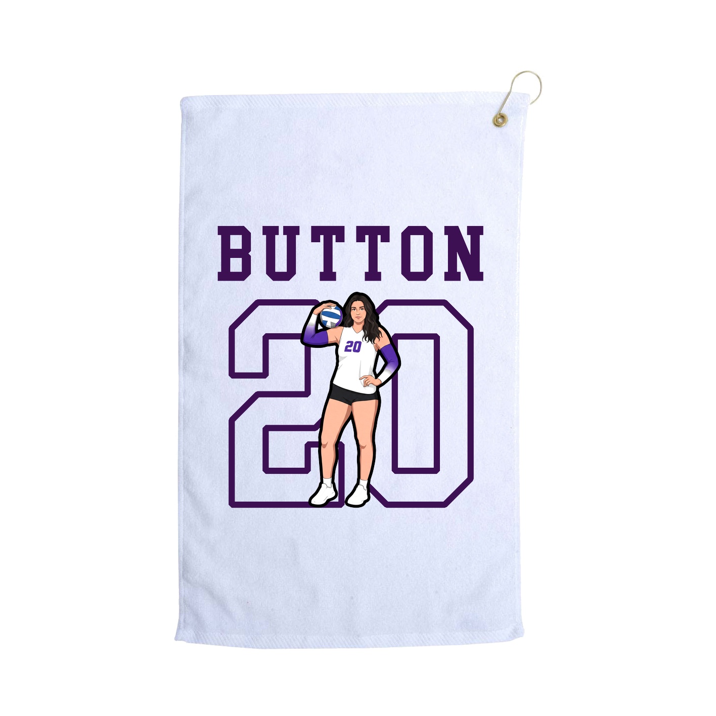 Golf Towel — Shirsey in White