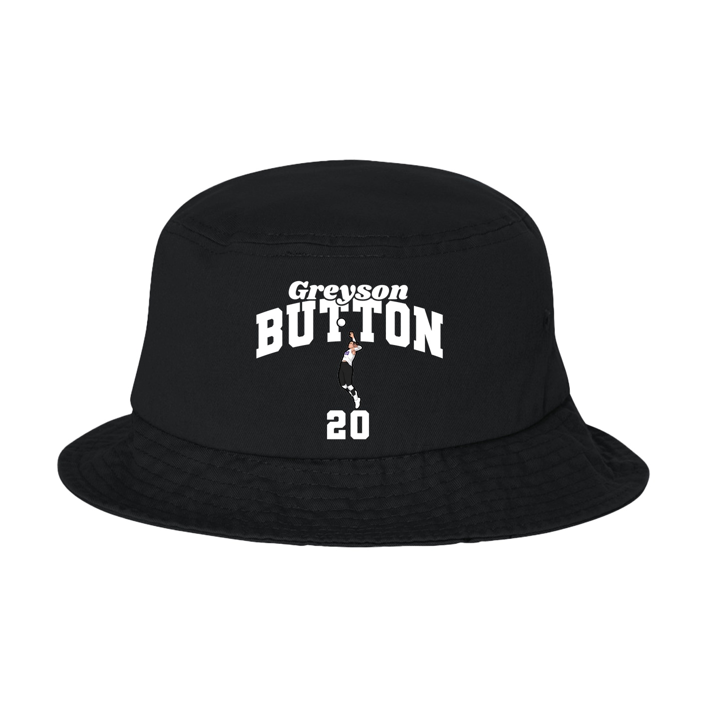 Bucket Cap — Signature Arch in Black