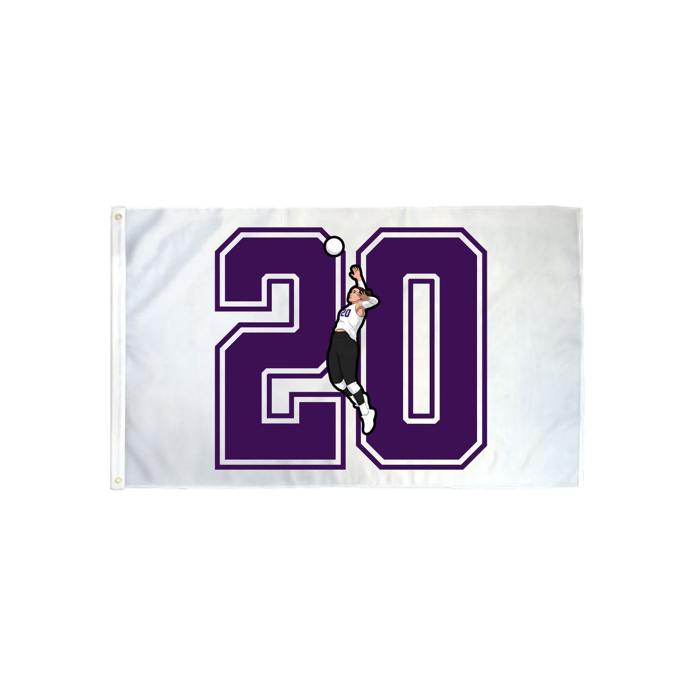 3x5 Flag — Number in Classic