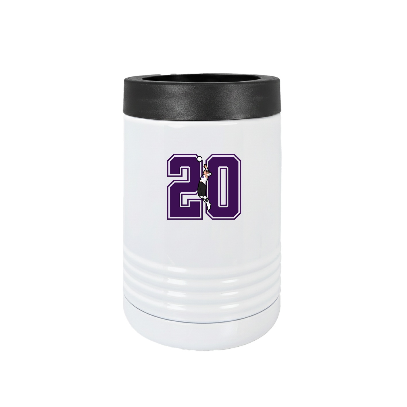 Beverage Holder — Number in White