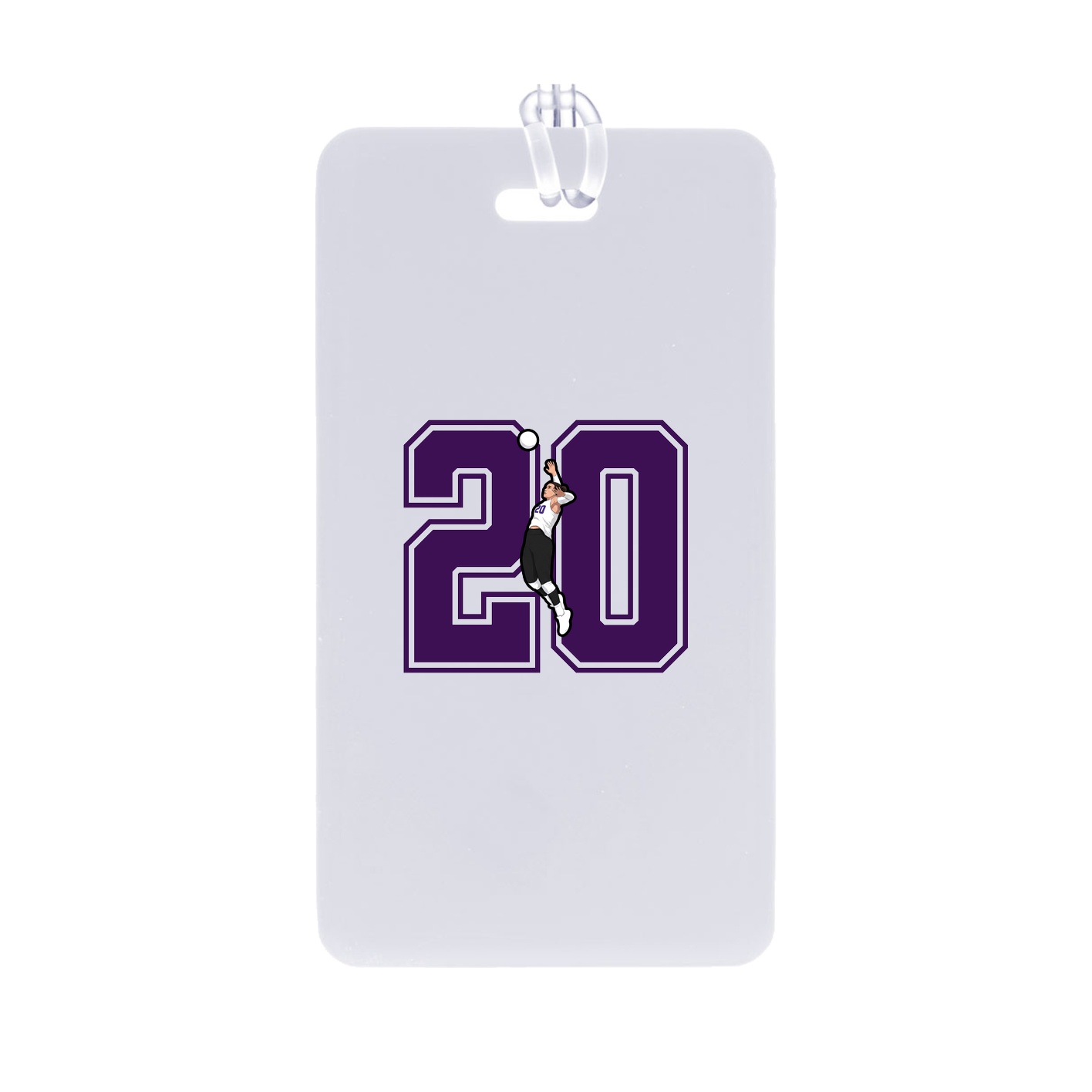 Bag Tag — Number in Classic