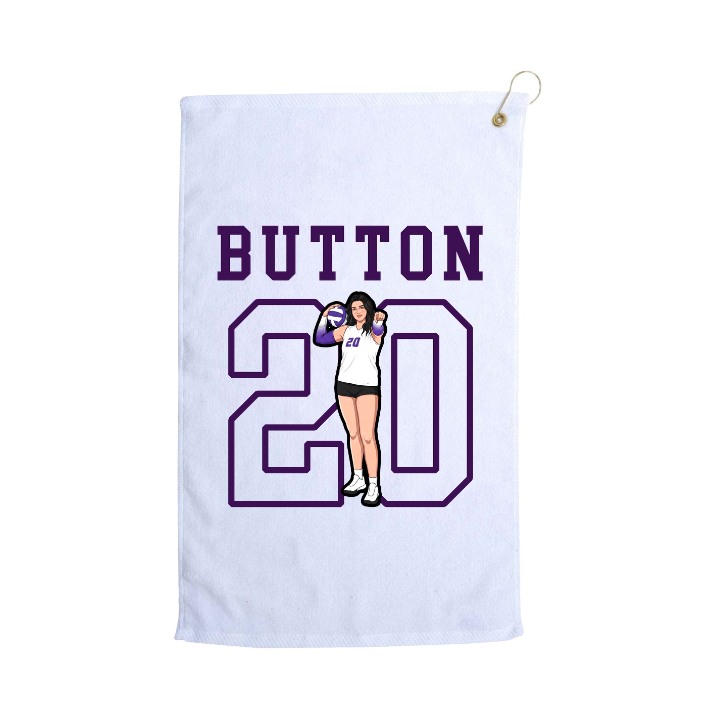 Golf Towel — Shirsey in White