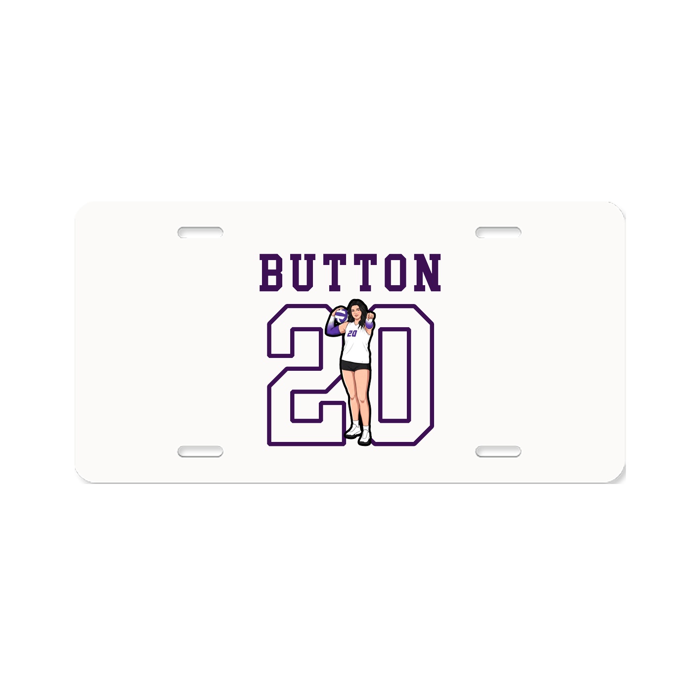 Aluminum License Plate