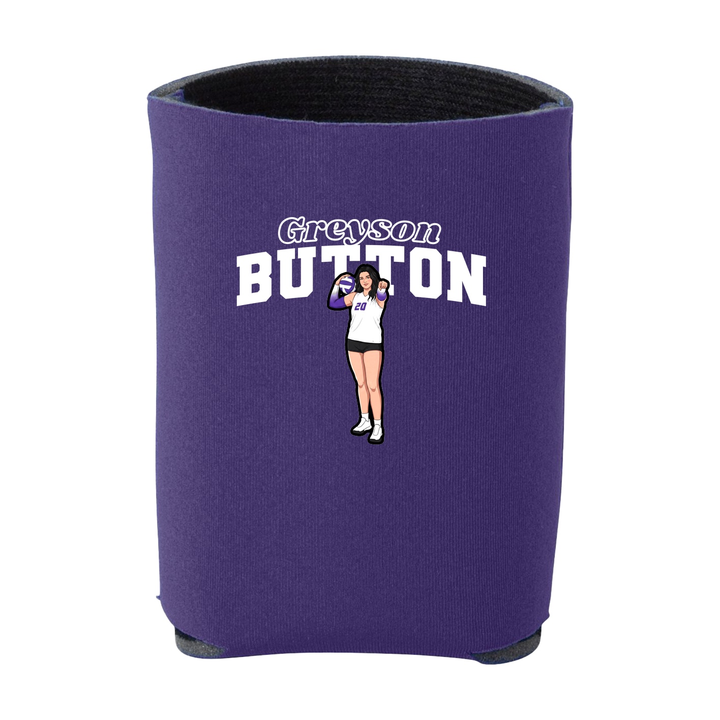 Can Holder — Name Arch in Purple